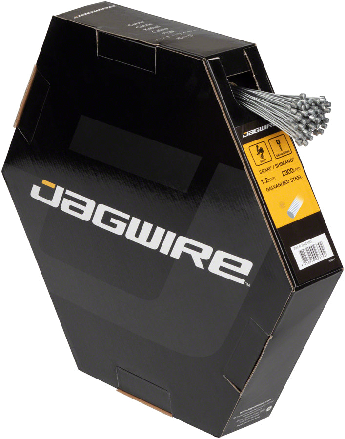 Jagwire Basics Derailleur Cables 1.2x2300mm Box of 100. For SRAM/Shimano