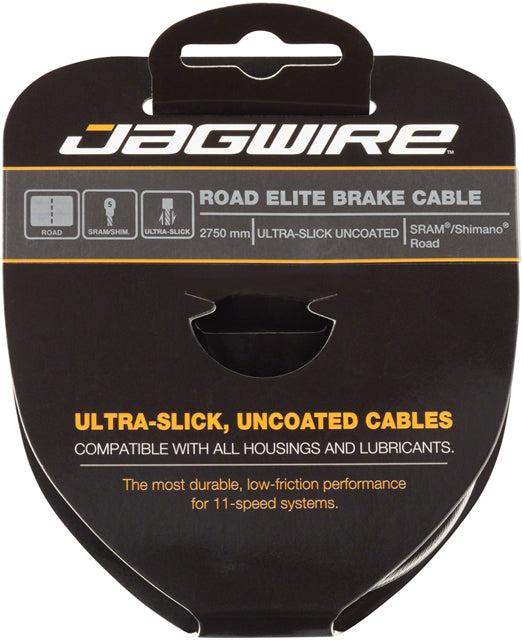 Jagwire Elite Ultra-Slick Stainless Brake Cable 1.5x2750mm SRAM/Shimano Road