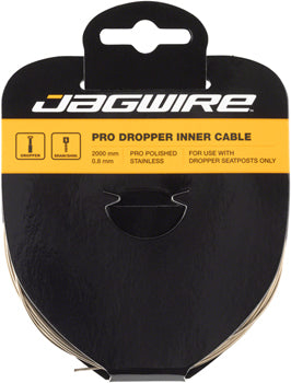 Jagwire Pro Dropper Polished Inner Cable, 0.8mm x 2000mm