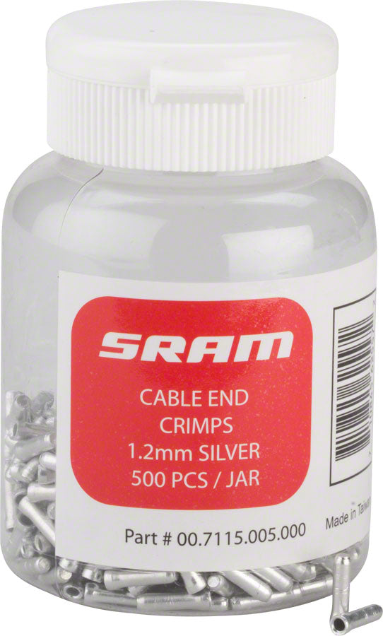 SRAM Cable End Crimps 500-Count Jar