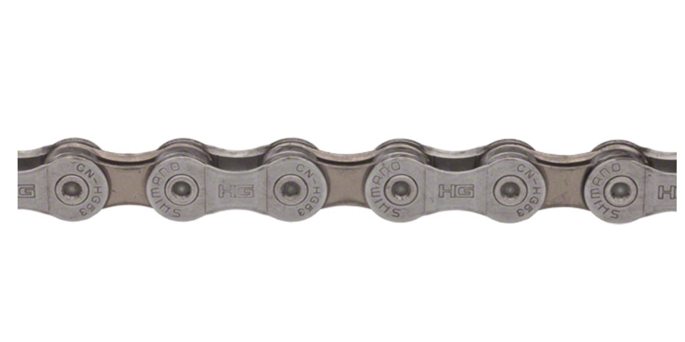 Shimano CN-HG53 Chain - 9-Speed, 116 Links, Gray