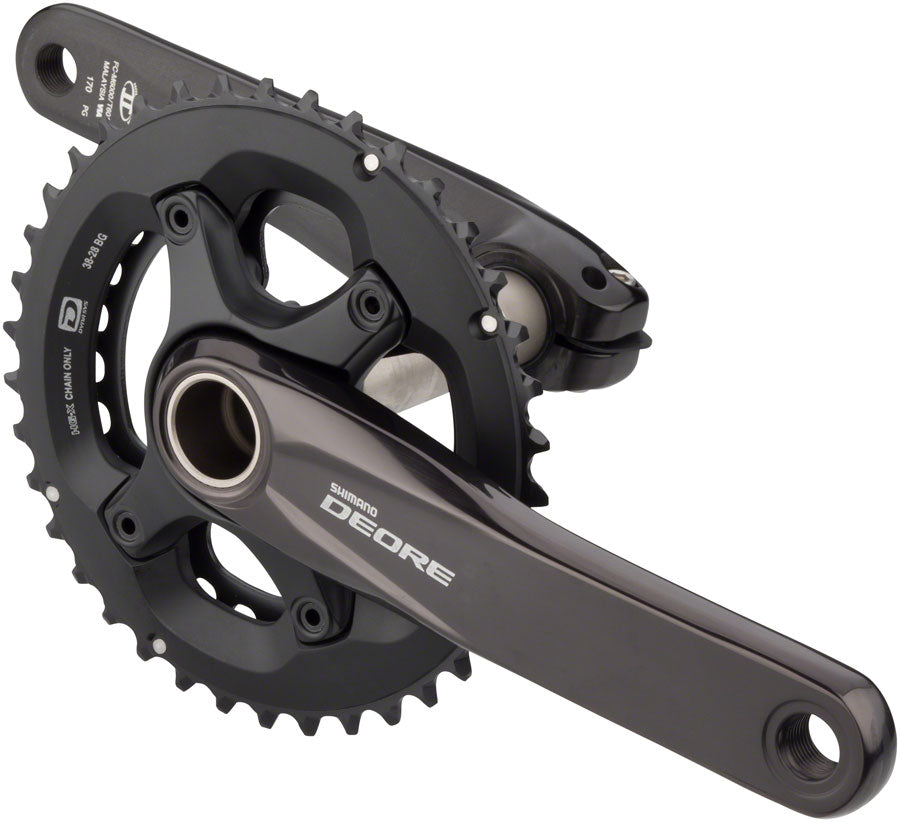 Shimano FC-M6000-2 Crankset - 170mm, 10-Speed, 38/28t, 96/64 BCD, Hollowtech II Spindle Interface