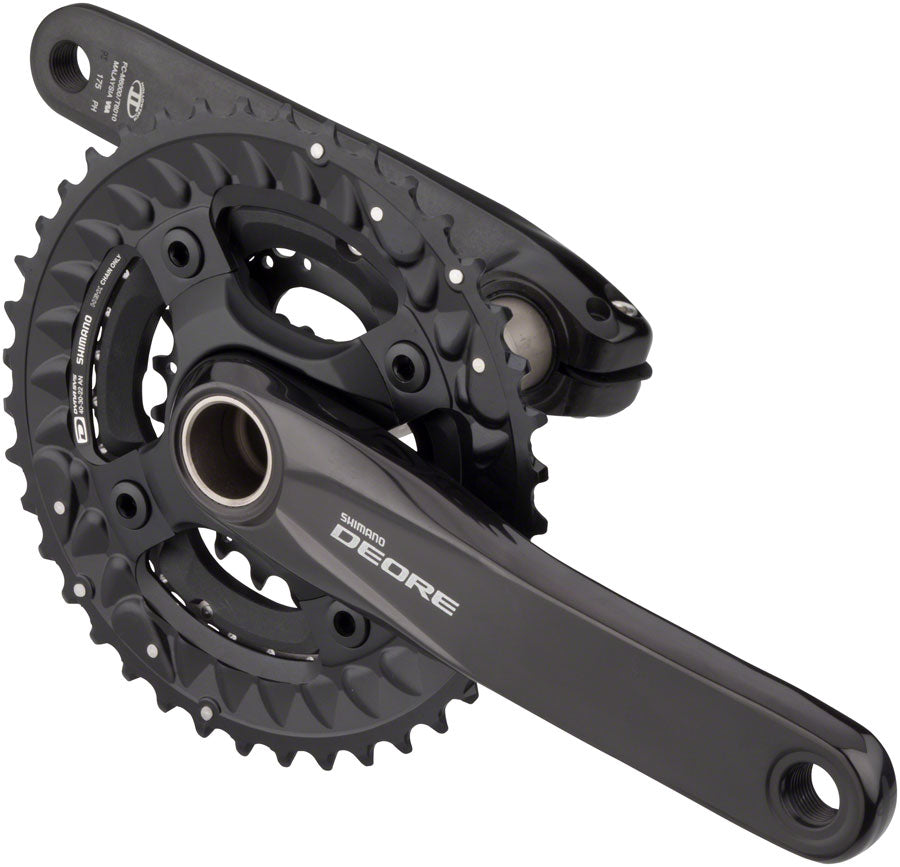 Shimano FC-M6000-3 Crankset - 175mm, 10-Speed, 40/30/22t, 96/64 BCD, Hollowtech II Spindle Interface