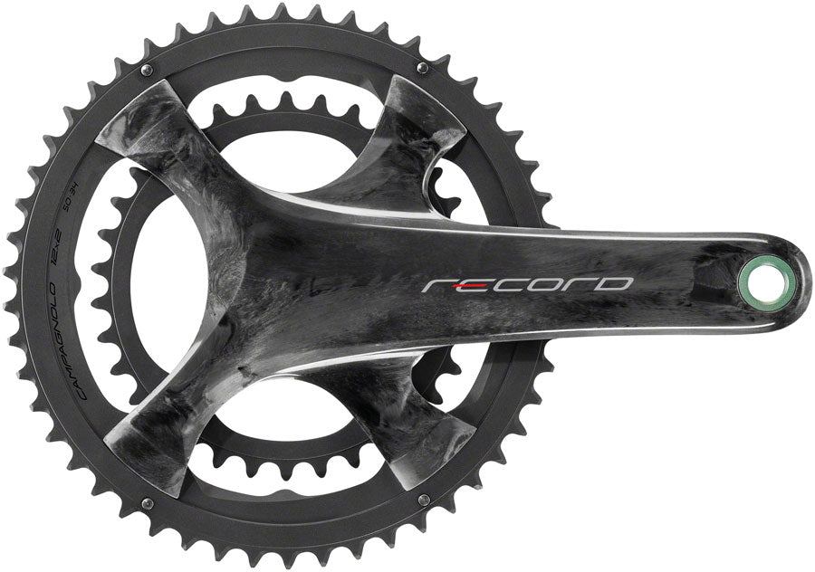 Campagnolo Record Crankset - 172.5mm, 12-Speed, 50/34t, 112/146 Asymmetric BCD, Carbon