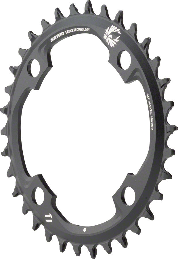 SRAM X-Sync 2 Eagle Chainring - 38 Tooth, 104mm BCD, 12-Speed, Black