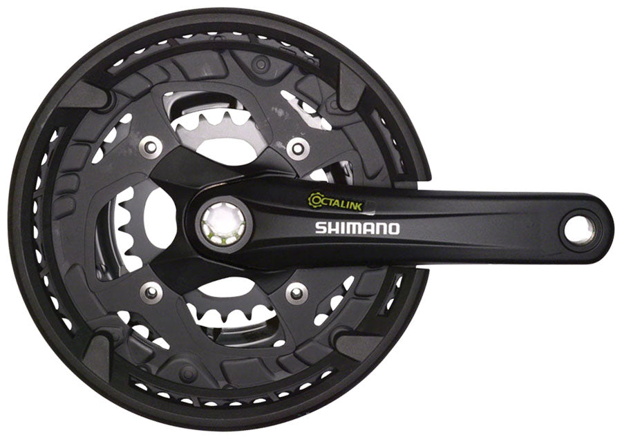 Shimano Alivio FC-T4010 Crankset - 9-Speed, 104/64 BCD, Shimano Octalink V2 Spindle Interface