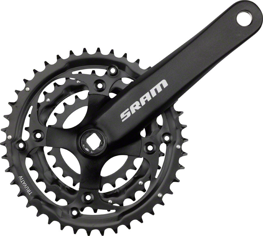 SRAM S-600 Crankset - 175mm, 8-Speed, 42/32/22t, 104/64 BCD, Square Taper JIS Spindle Interface