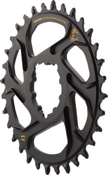 SRAM X-Sync 2 Eagle Direct Mount Chainring - 30 Tooth, 3mm Boost Offset, 12-Speed, Black with Gold