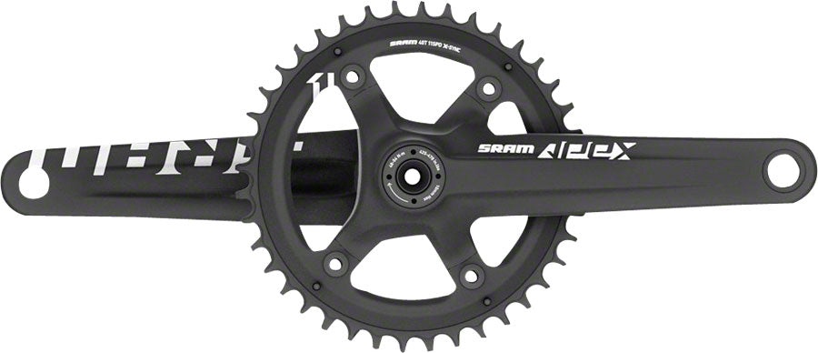 SRAM Apex 1 Crankset - 10/11-Speed, 42t, 110 Asymmetric BCD, GXP Spindle Interface, Black