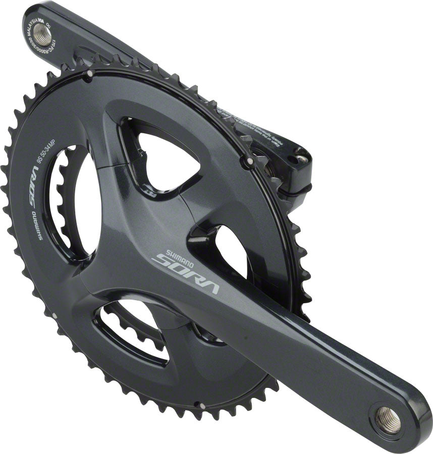 Shimano Sora FC-R3000 Crankset - 9 Speed, 50/34t, 110 Asymmetric BCD,Hollowtech II Spindle Interface