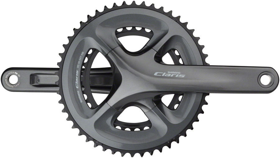 Shimano Claris FC-R2000 Crankset - 170mm, 8-Speed, 50/34t, 110 BCD, Hollowtech II Spindle Interface