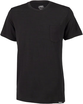 Surly Merino Pocket T-Shirt: Black