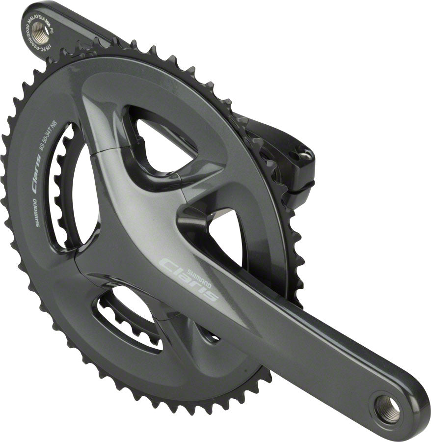 Shimano Claris FC-R2000 Crankset - 175mm, 8-Speed, 50/34t, 110 BCD, Hollowtech II Spindle Interface