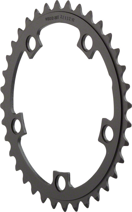 Full Speed Ahead Pro Road Chainring - 46t, 110 BCD, Aluminum, N11, Black