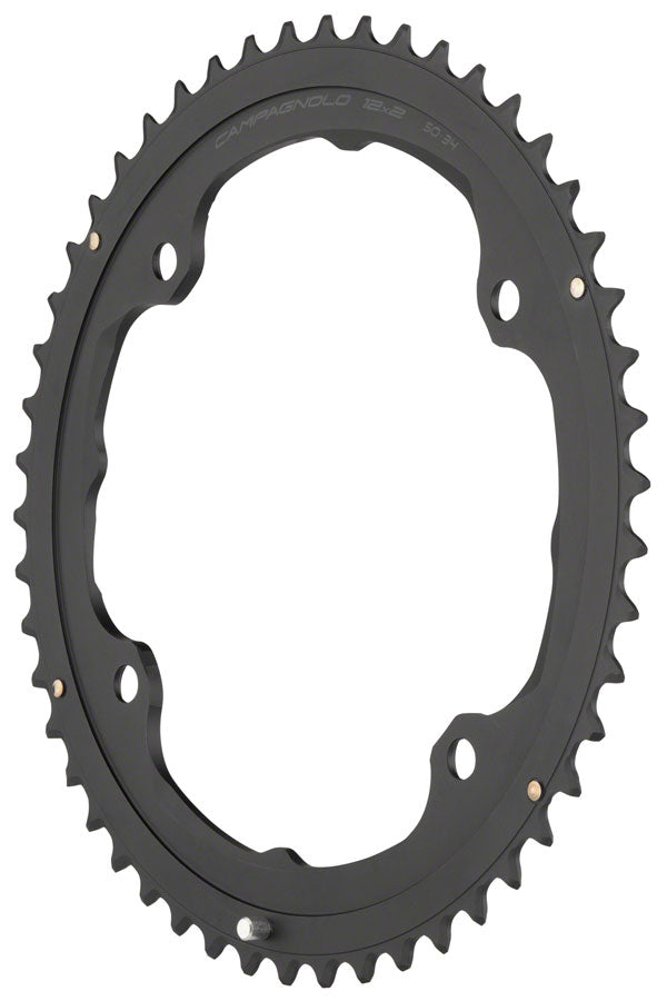 Campagnolo Record Chainring - 50t, 146mm Campagnolo Asymmetric, 4-Bolt, 12-Speed