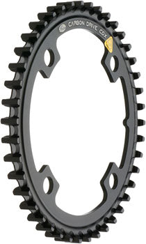 Gates Carbon Drive CDX CenterTrack Front Belt Drive Ring - 55t, 4-Bolt, 104mm BCD, Black