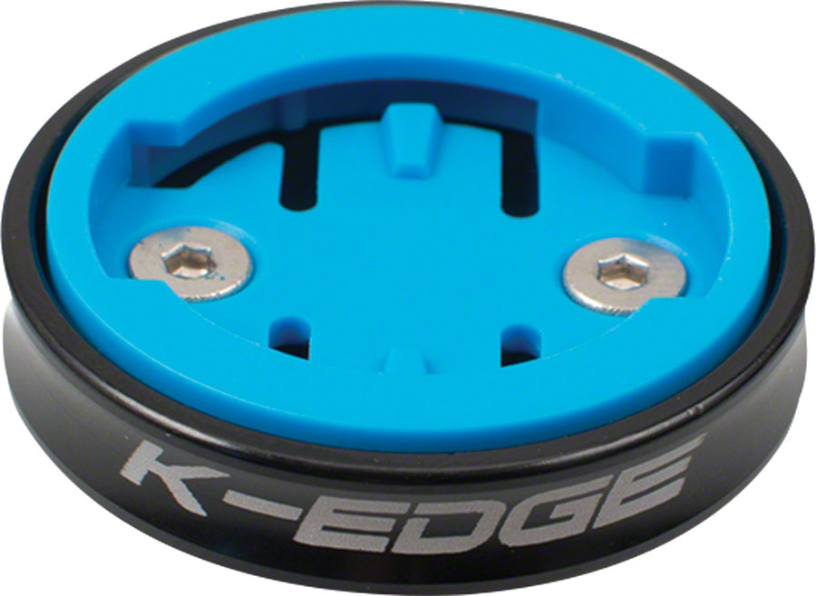 K-EDGE Wahoo Gravity Stem Cap Mount for Wahoo Bolt and Wahoo ELEMNT computers: Black