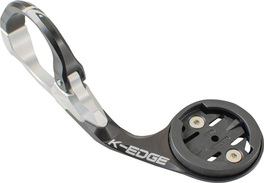 K-EDGE Garmin Race Handlebar Mount: 31.8mm, Blue/Silver