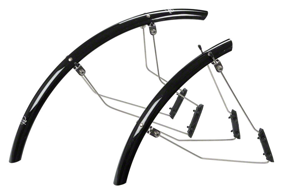 Planet Bike Speedez Fender Set: Black