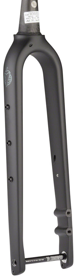 Waxwing Carbon Deluxe Fork - 700c/650b, 100x12mm Thru-Axle, 1-1/8" Tapered, Carbon, Flat Mount Disc