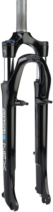 SR Suntour NEX Suspension Fork - 700c, 1-1/8" Threadless Steerer, 63mm, Rim, Black