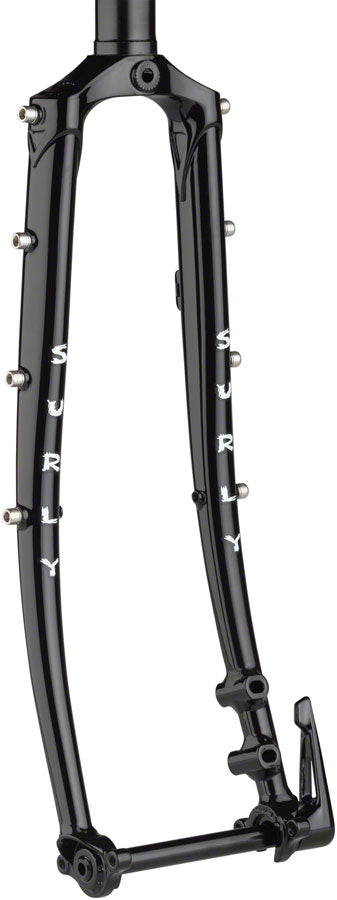 Surly Disc Trucker Fork - 26", 1-1/8" Straight, 100x12 mm Thru-Axle, Steel, Disc