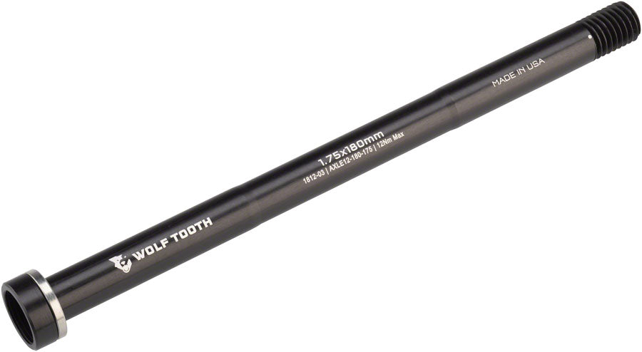 Wolf Tooth Rear Thru Axle - M12, Black