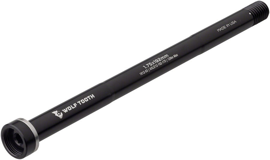 Wolf Tooth Rear Thru Axle - M12, Black