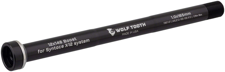 Wolf Tooth Rear Thru Axle - M12, Black