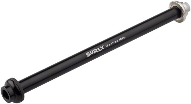 Surly Rear Thru-Axle - 12x177 mm, Chromoly, Black