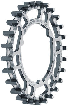 Gates Carbon Drive CDX CenterTrack Rear Sprocket - 26t, For Sturmey-Archer 46.87mm 3-Lobe, Silver