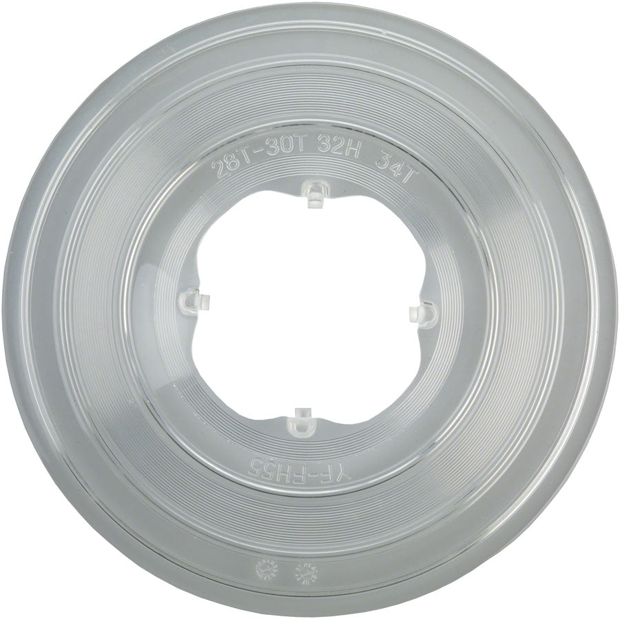 Freehub Spoke Protector 28-34 Tooth, 4 Hook, 32 Hole Clear Plastic