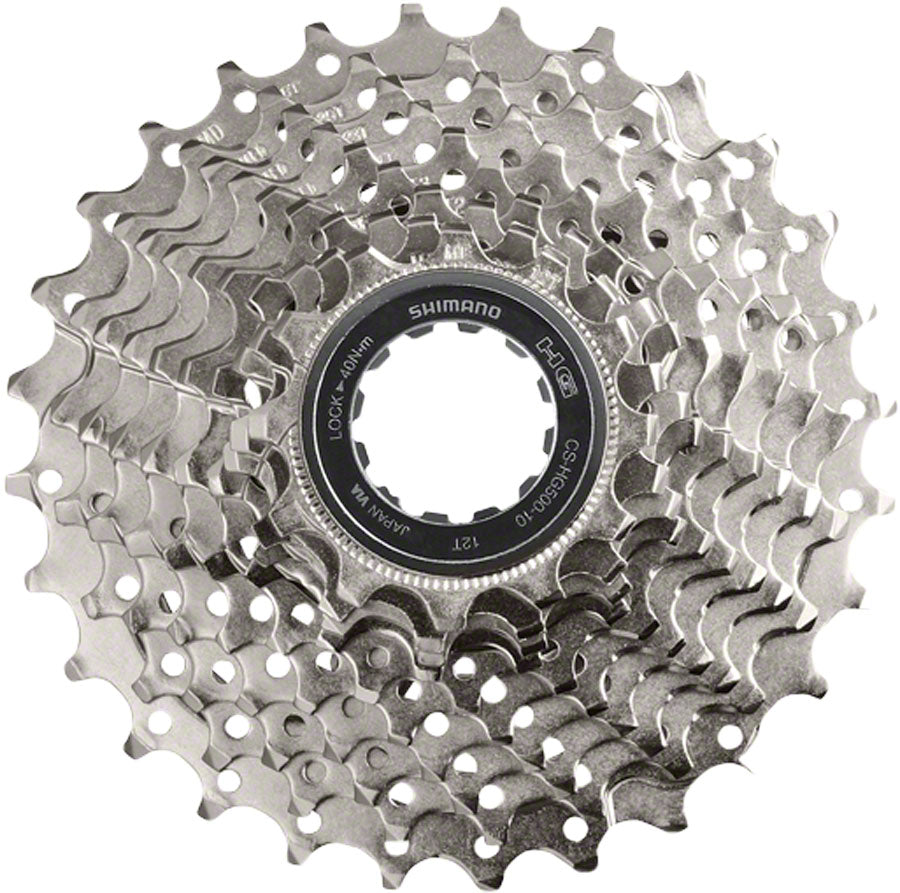 Shimano Deore M6000 CS-HG500 Cassette - 10 Speed, Silver