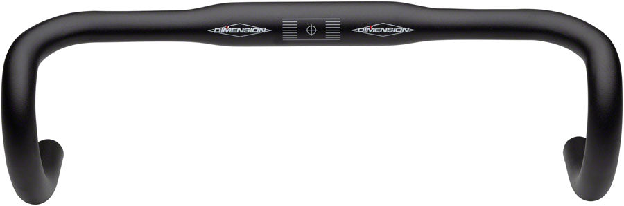 Dimension Flat Top Shallow Drop Handlebar - Aluminum, 31.8mm