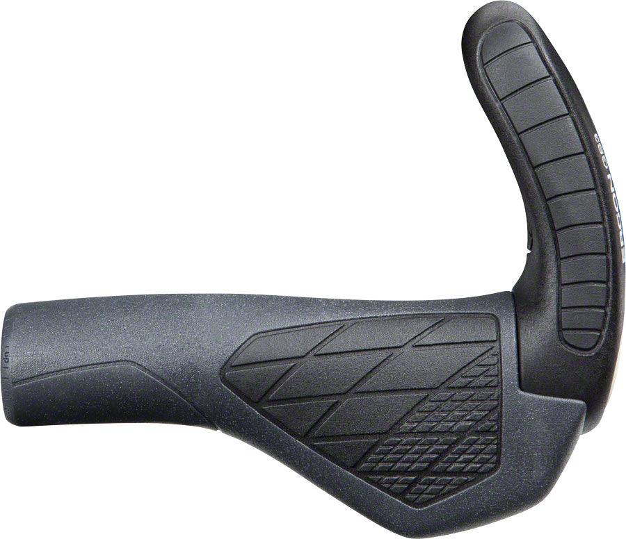 Ergon GS3 Grips - Black/Gray, Lock-On