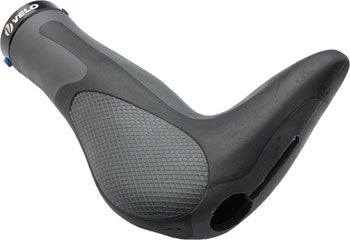 Velo Attune Grips - Black/Gray, Lock-On