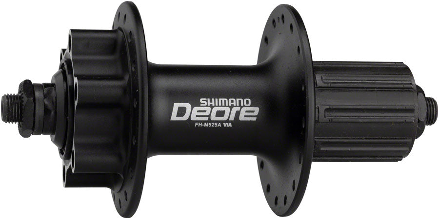 Shimano Deore FH-M525A Rear Hub - QR x 135mm, 6-Bolt, HG10