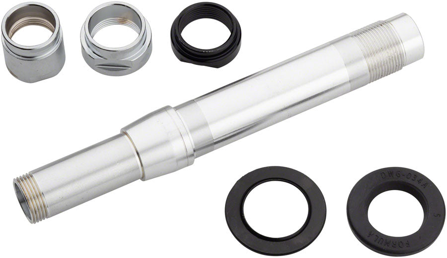 SRAM Complete Rear Axle Assembly Kit with Axle, Threaded Lock Nuts, and End Caps: 135/142 746 Hub