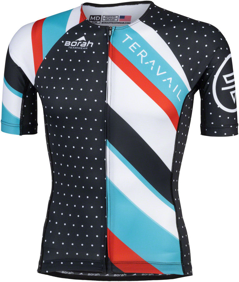 Teravail Waypoint Men's Jersey - Black, White, Blue, Red