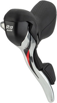 microSHIFT R10 Left Drop Bar Shift Lever, Shimano Compatible, Silver