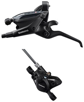 Shimano Altus Disc Brake Caliper and Shift/Brake Lever