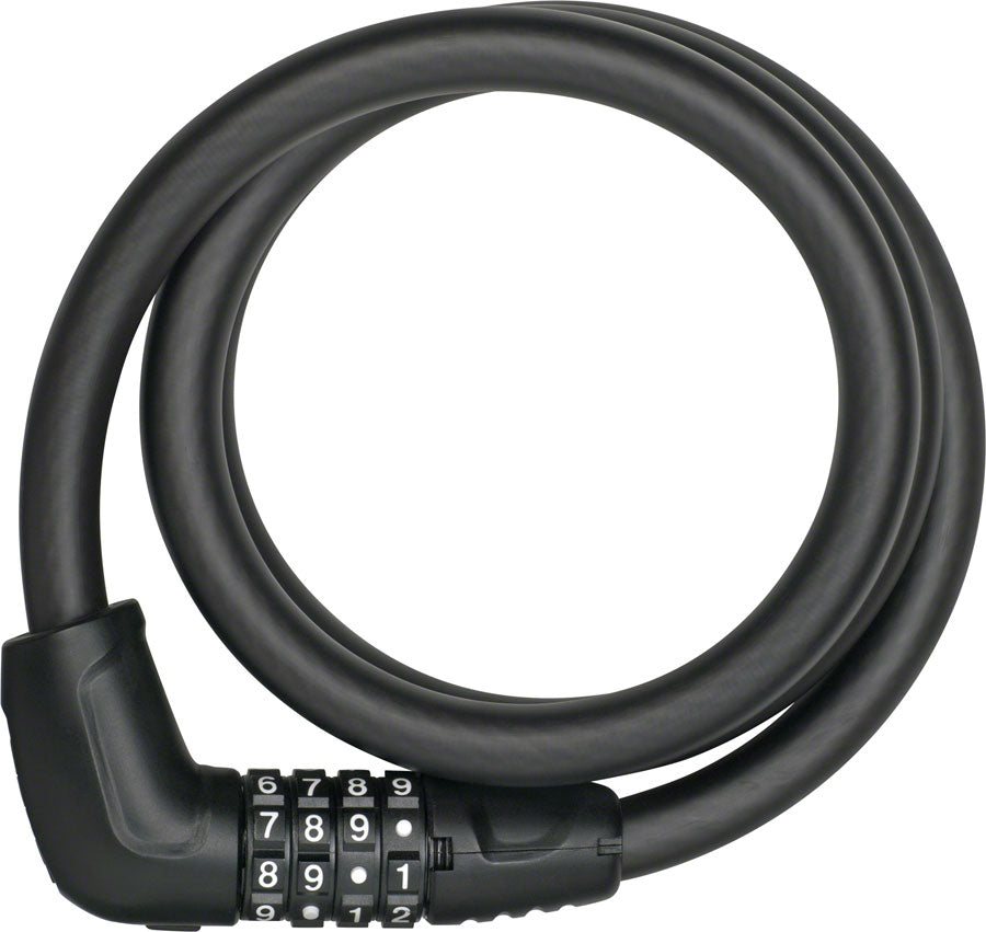 Abus Tresor 6412C Cable Lock - Combination, 2.8', With Bracket, Black