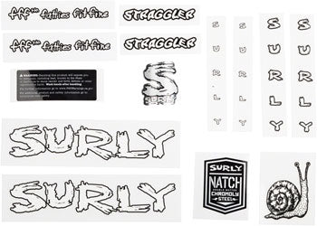 Surly Straggler Decal Set