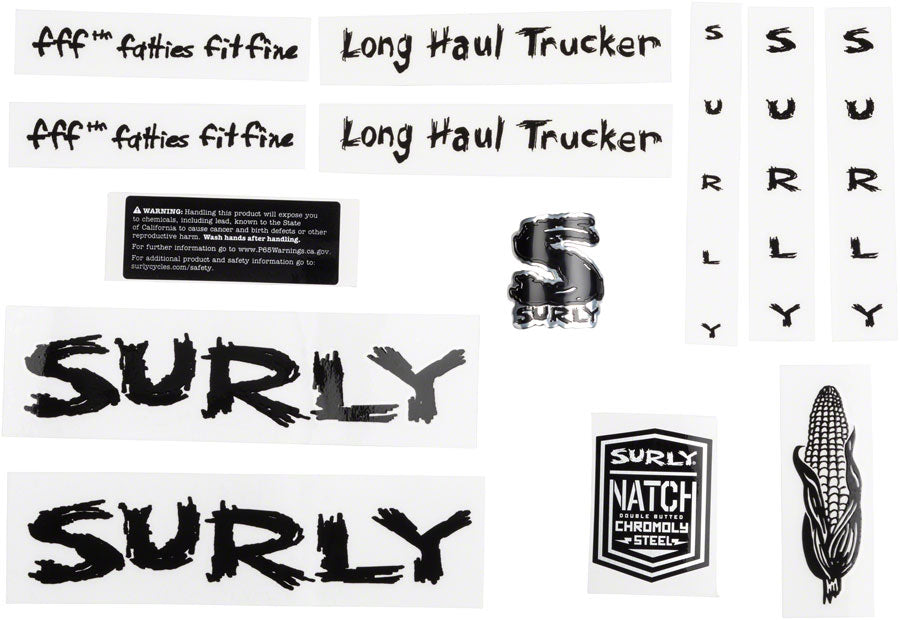 Surly Long Haul Trucker Frame Decal Set