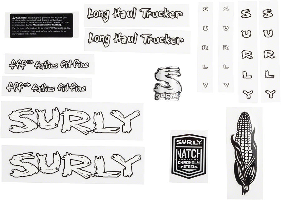 Surly Long Haul Trucker Frame Decal Set