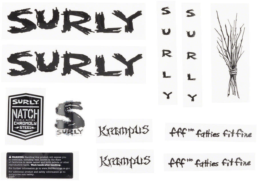 Surly Krampus Frame Decal Set