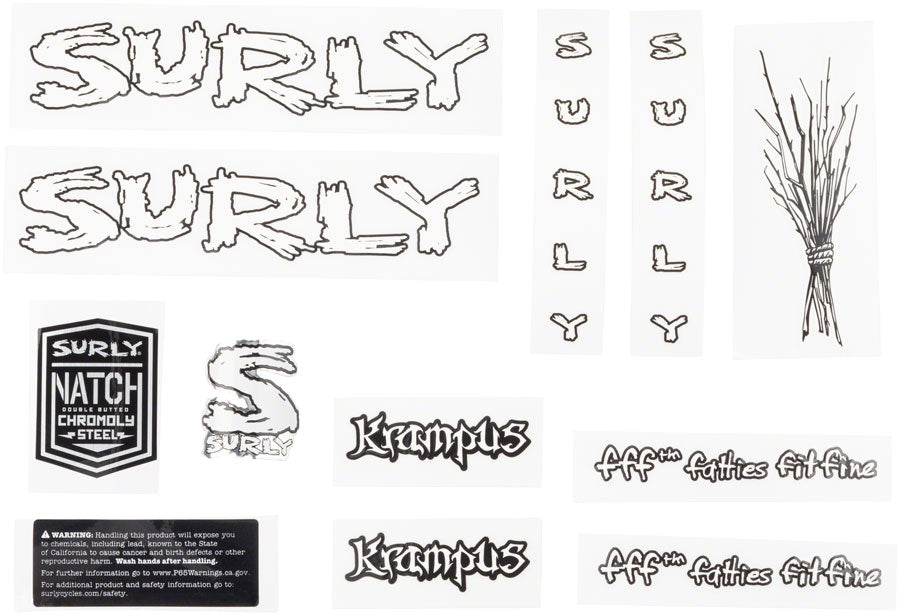 Surly Krampus Frame Decal Set