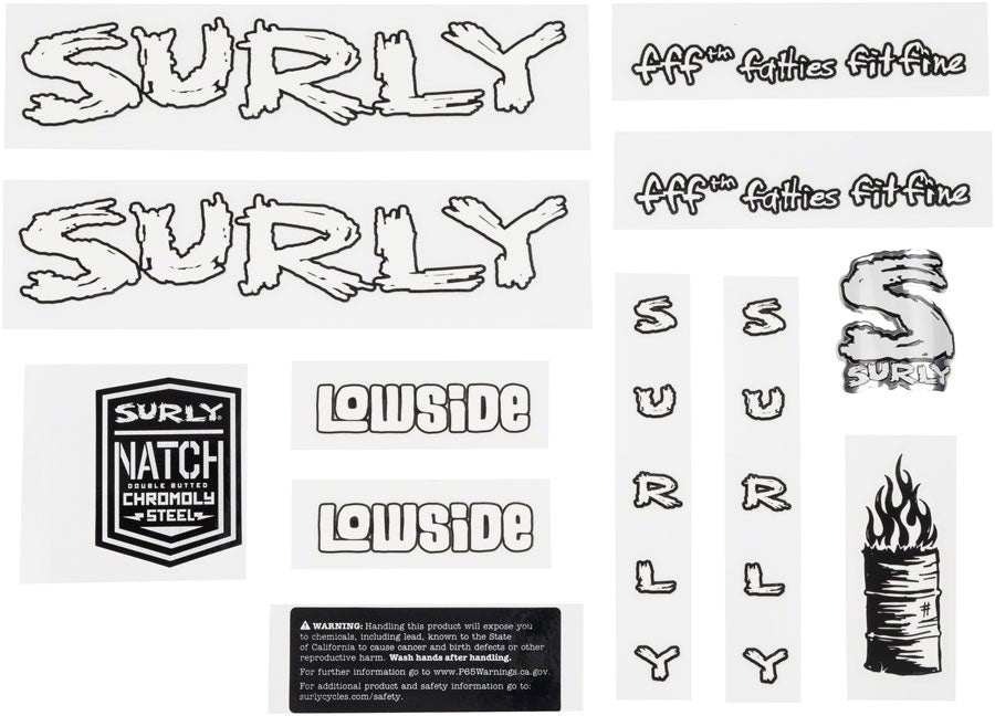 Surly Lowside Decal Set