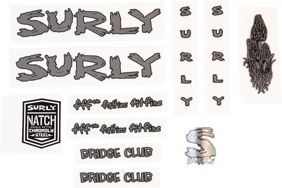 Surly Bridge Club Frame Decal Set