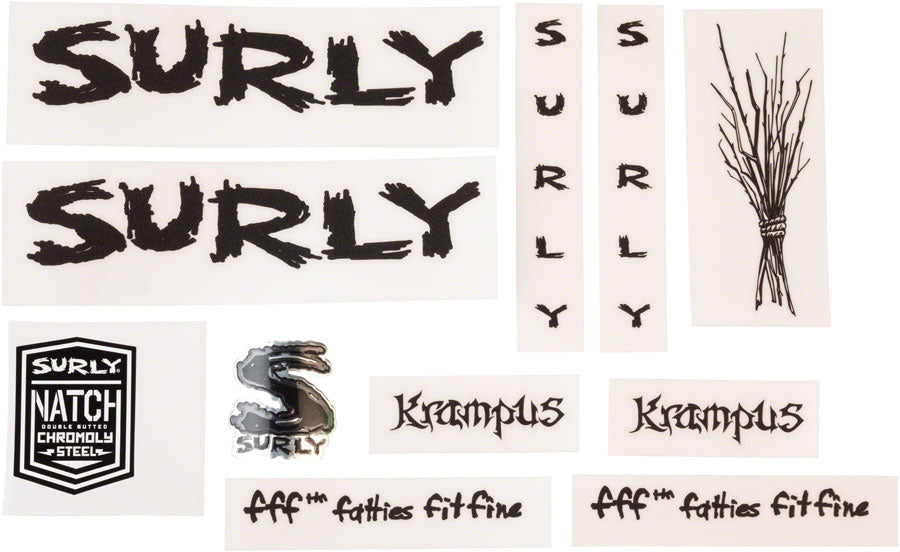 Surly Krampus Decal Set - Metallic